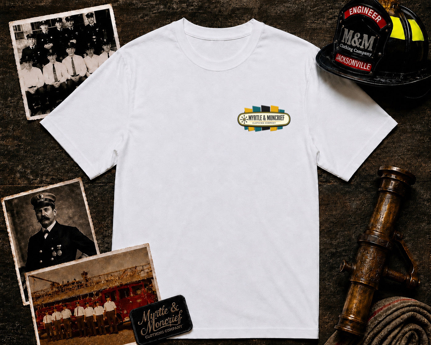 Everything is 77: Duuuvvaaall Edition — Myrtle & Moncrief Crest T-Shirt