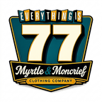 Everything is 77: Duuuvvaaall Edition — Myrtle & Moncrief Crest T-Shirt