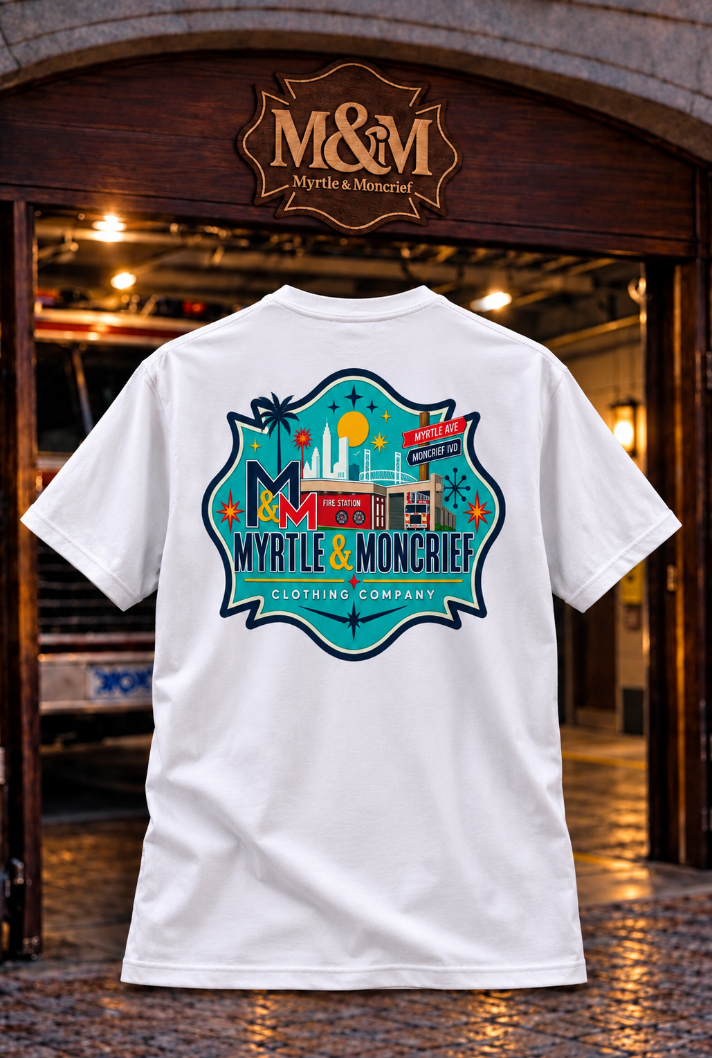 Myrtle & Moncrief Cityscape Tee
