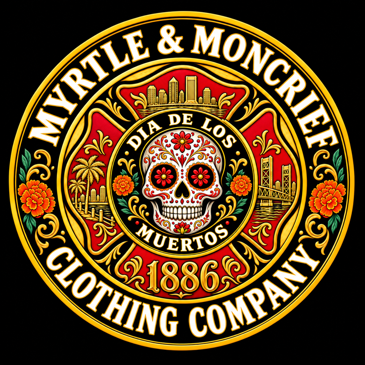 JFRD Día de los Muertos Tee