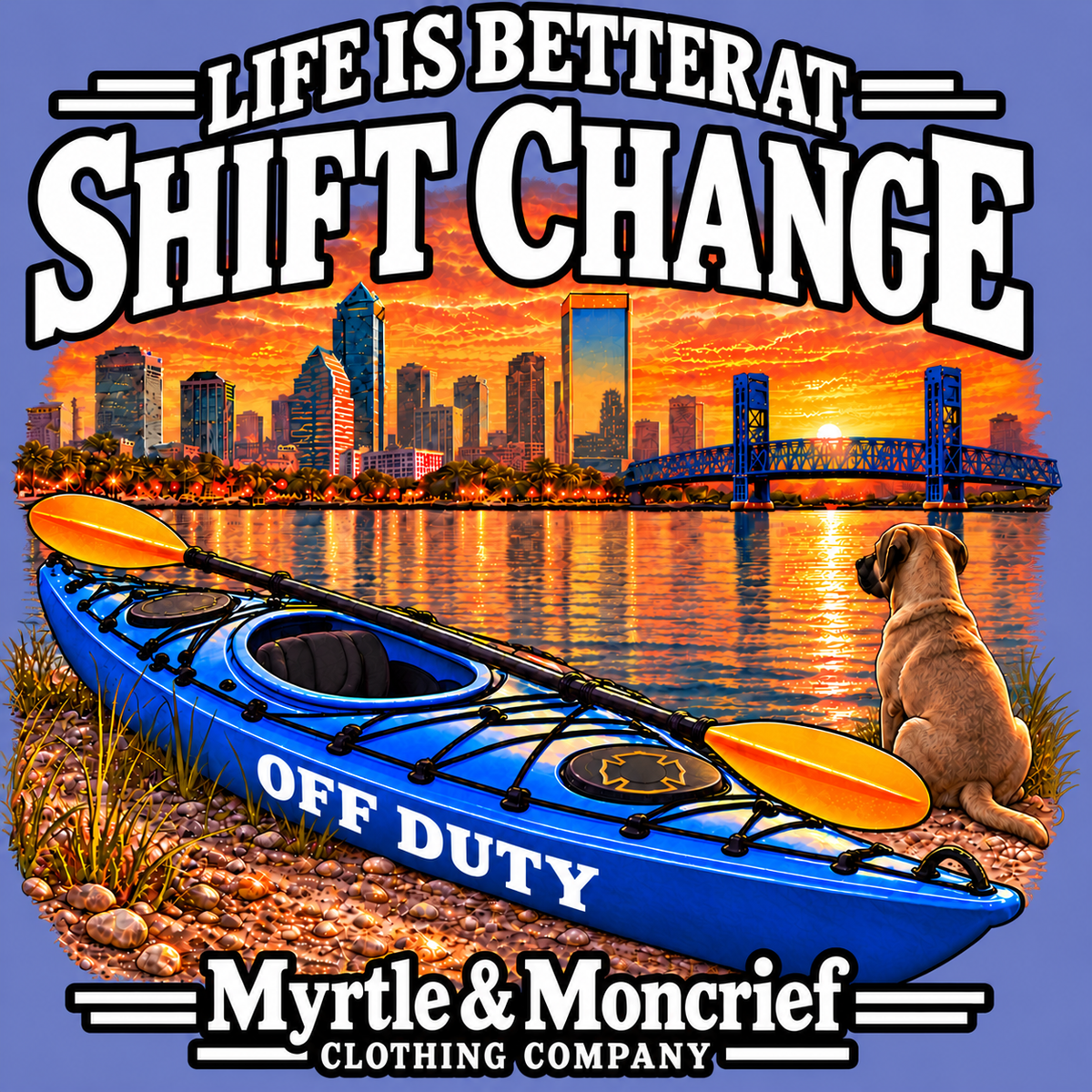 Life is Better The  Kayak Tee